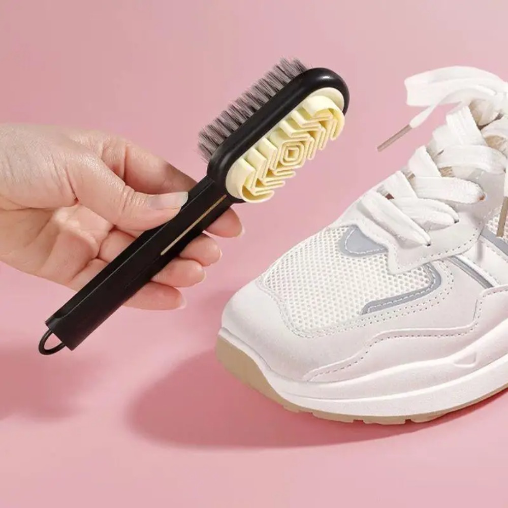 1pc 스웨이드 청소 브러시, 긴 손잡이 2면 고무,  - Shoe Cleaning Brush 리뷰 및 가격